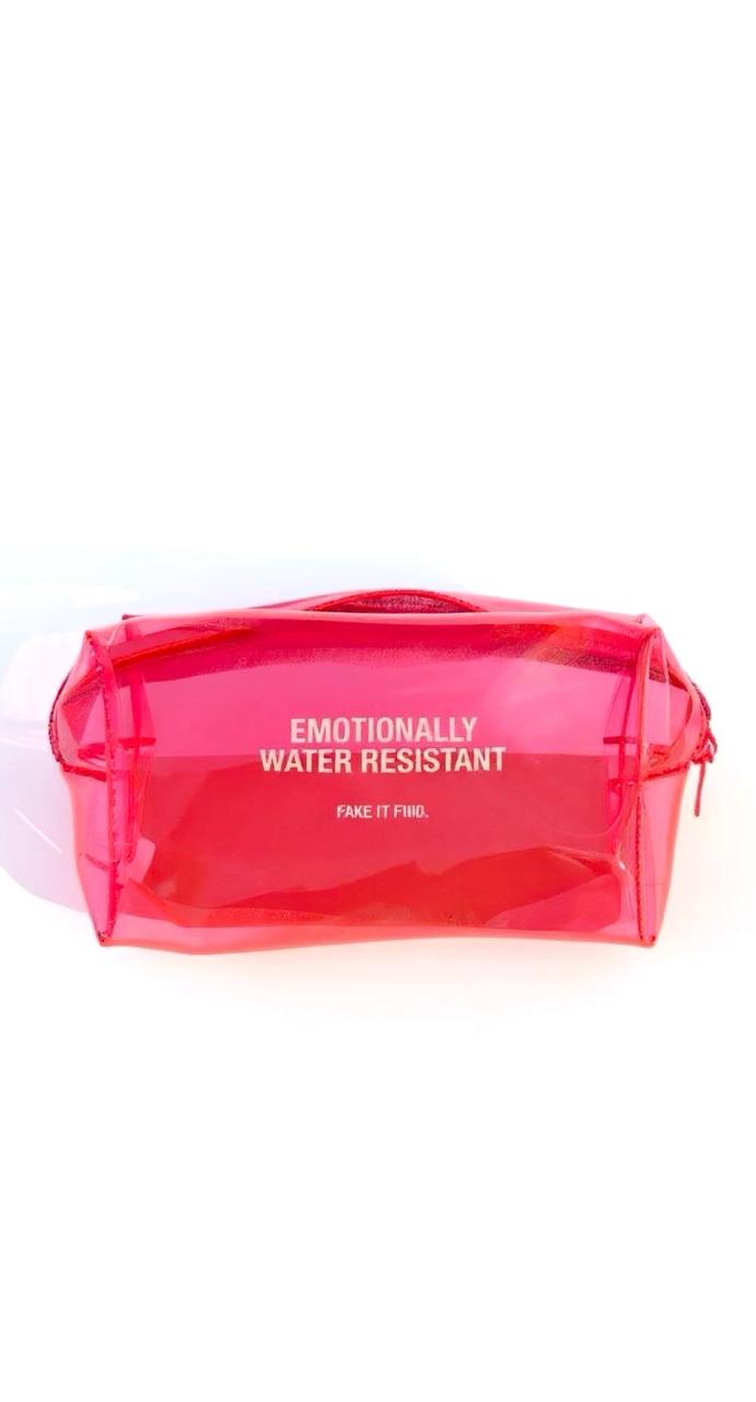 Emotionally Water resistant   – pouch