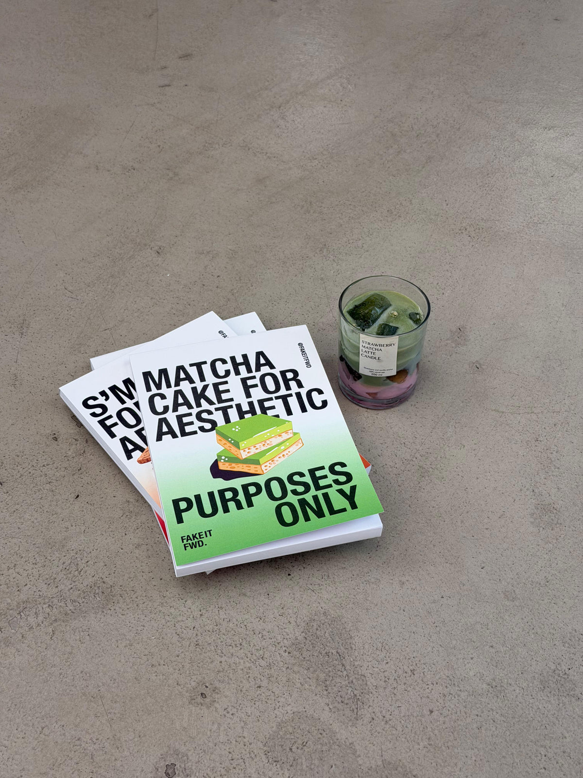 Aesthetic Matcha Notebook