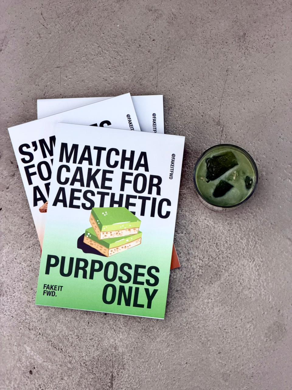 Aesthetic Matcha Notebook