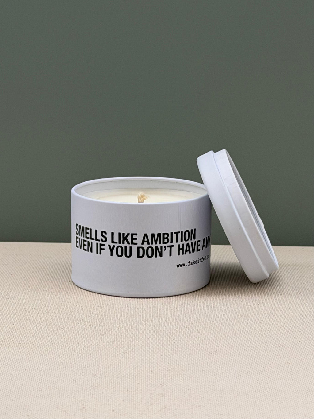 Smells like ambition even if you don’t actually have any.