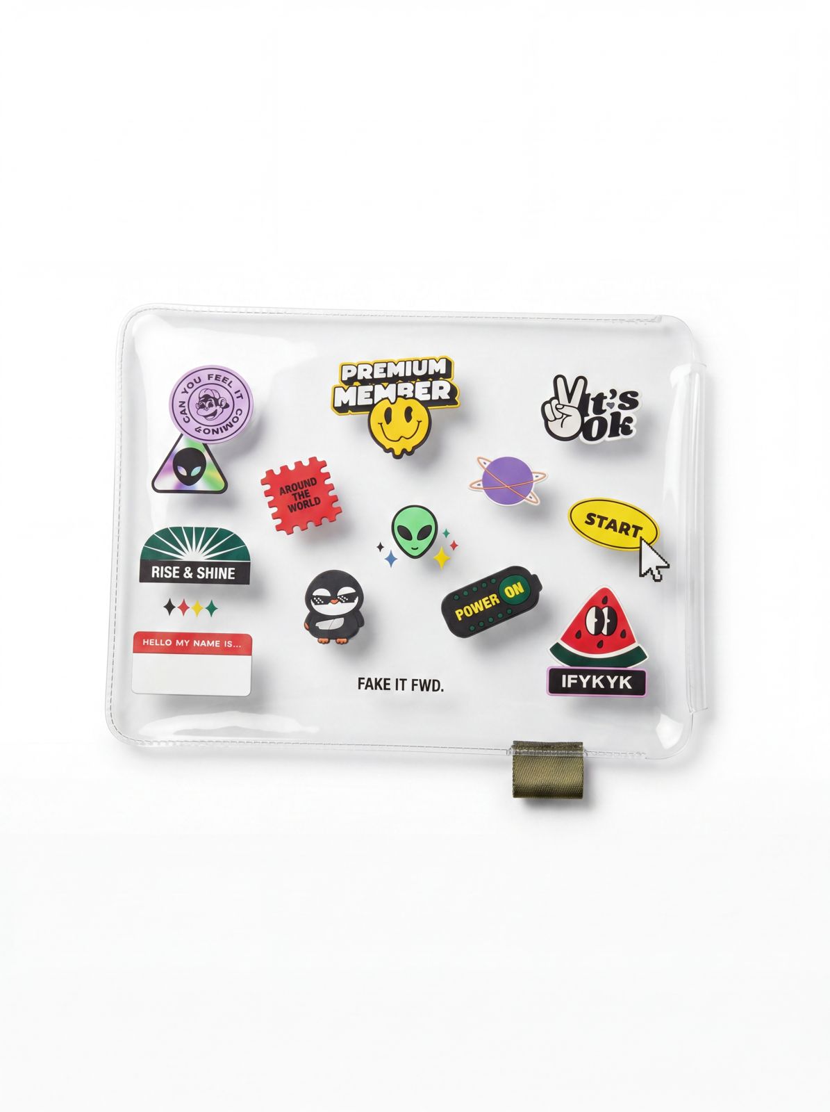 Olive Stickers Laptop Sleeve - 13 lnch