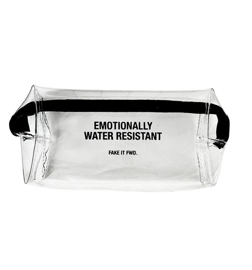 Emotionally Water resistant   – pouch